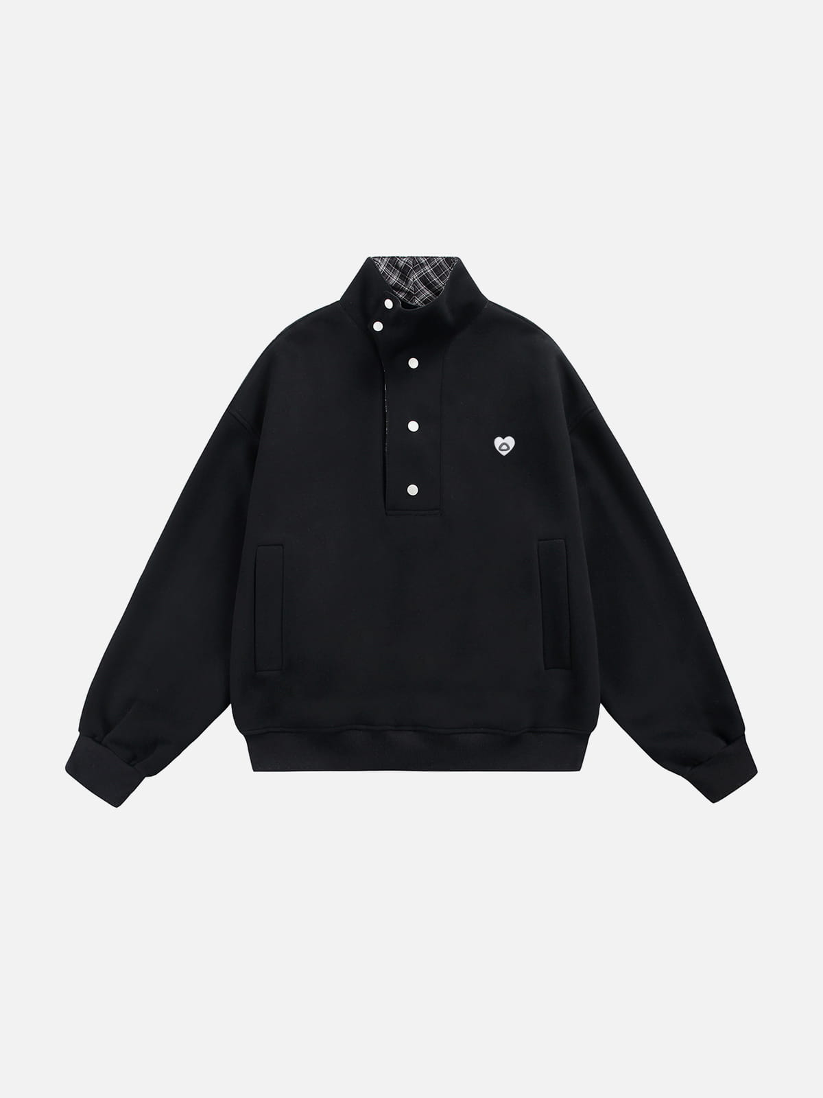 Aelfric Eden Boxy Botton Neck Sweatshirt