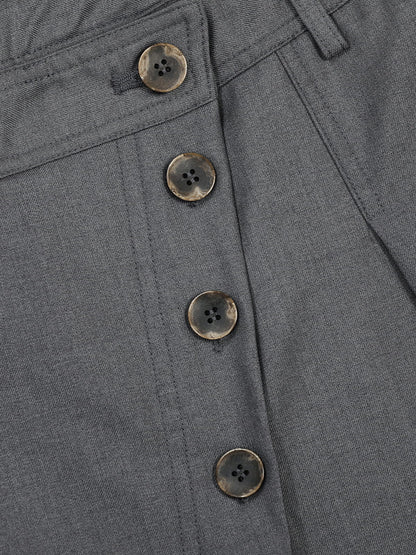 Aelfric Eden Asymmetric Button Baggy Barrel Pants