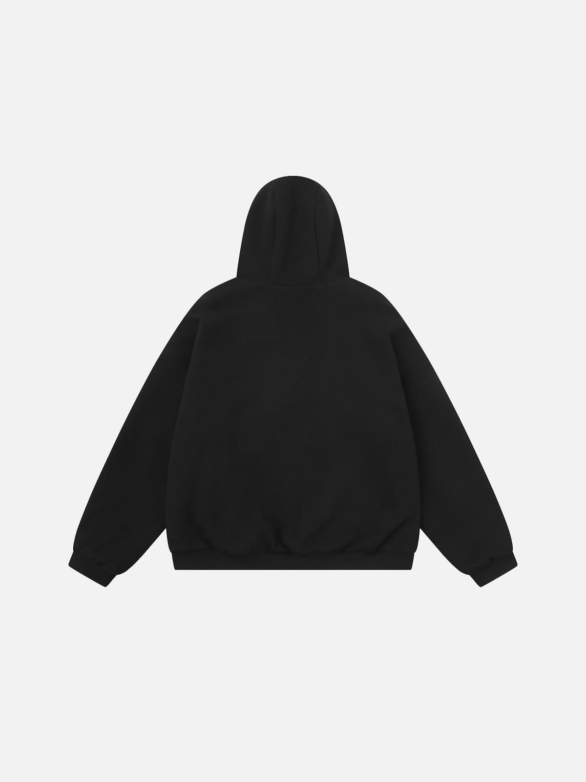 Aelfric Eden Boxy Reversible Plaid Zip Up Hoodie