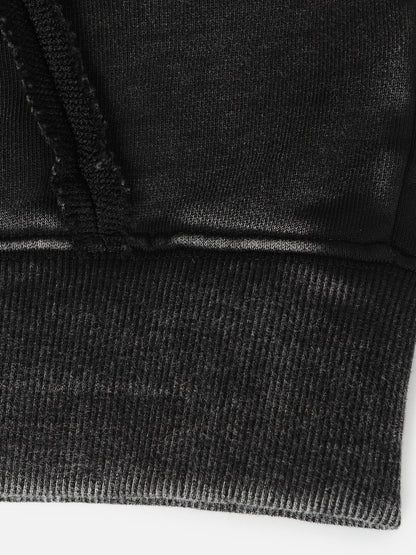 Aelfric Eden Washed Asymmetric Zip Up Hoodie