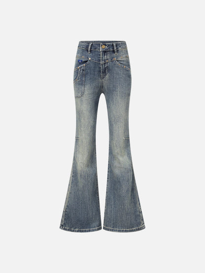 Aelfric Eden Rivet Pocket Bootcut Jeans