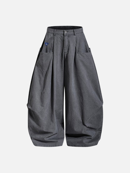 Aelfric Eden Pleated Pocket Baggy Barrel Pants
