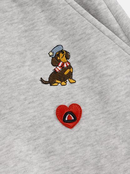Aelfric Eden Dachshund Double Waist Baggy Barrel Sweatpants