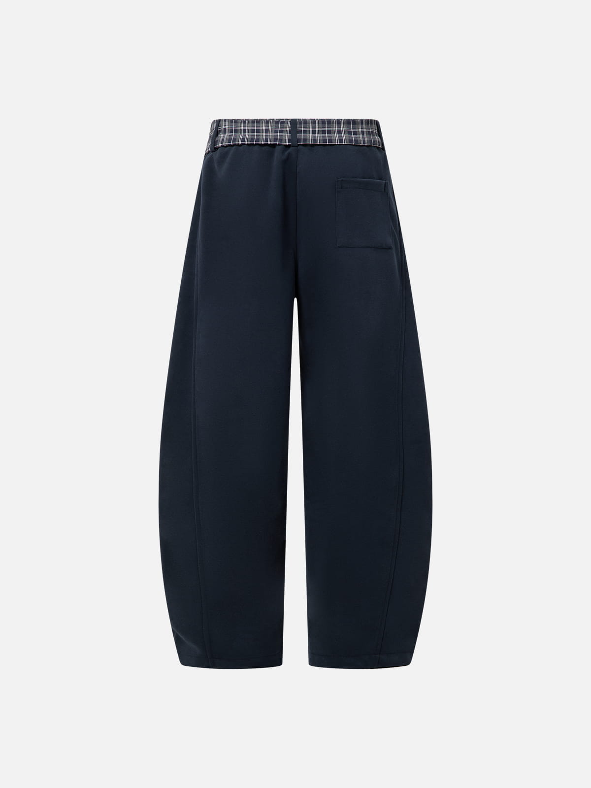 Aelfric Eden Plaid Tie Baggy Barrel Sweatpants