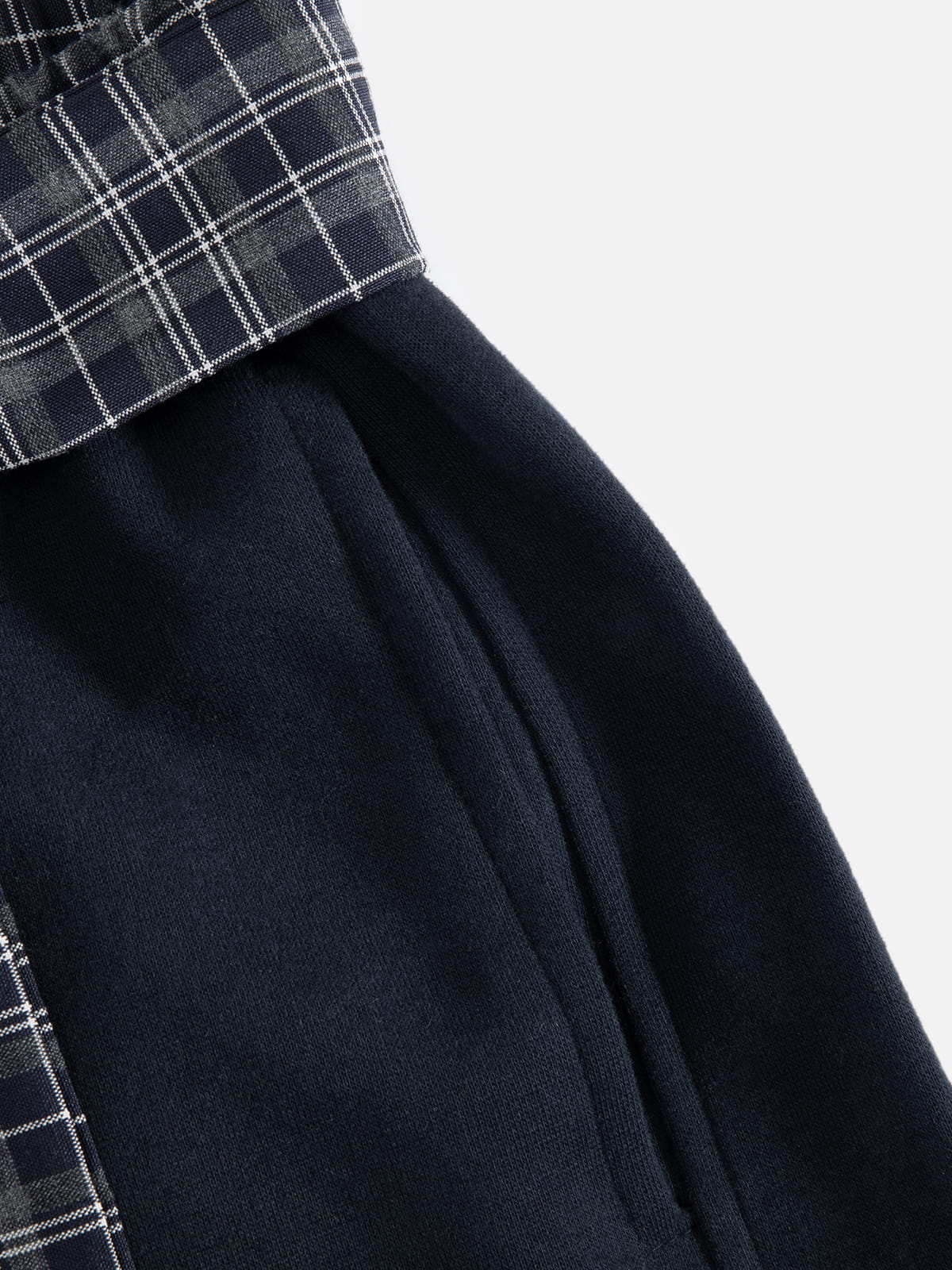 Aelfric Eden Plaid Tie Baggy Barrel Sweatpants