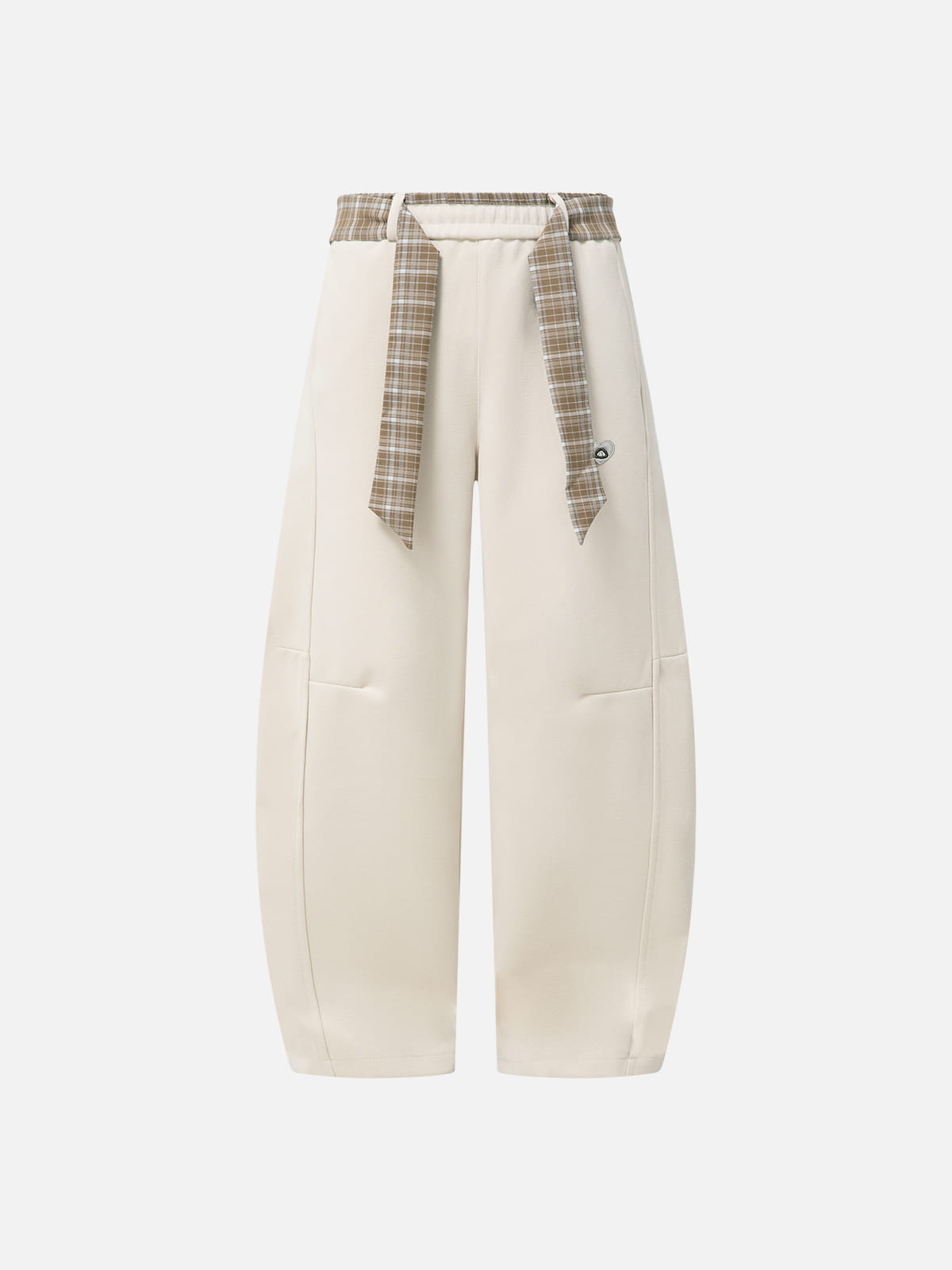 Aelfric Eden Plaid Tie Baggy Barrel Sweatpants