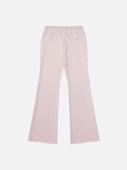 Aelfric Eden Polka Dot Bootcut Sweatpants