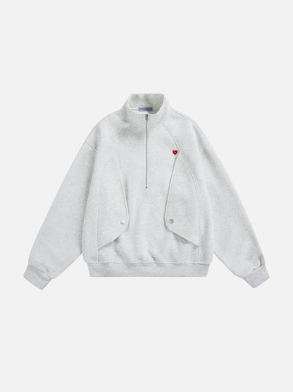 Aelfric Eden Boxy Half Zip Sweatshirt