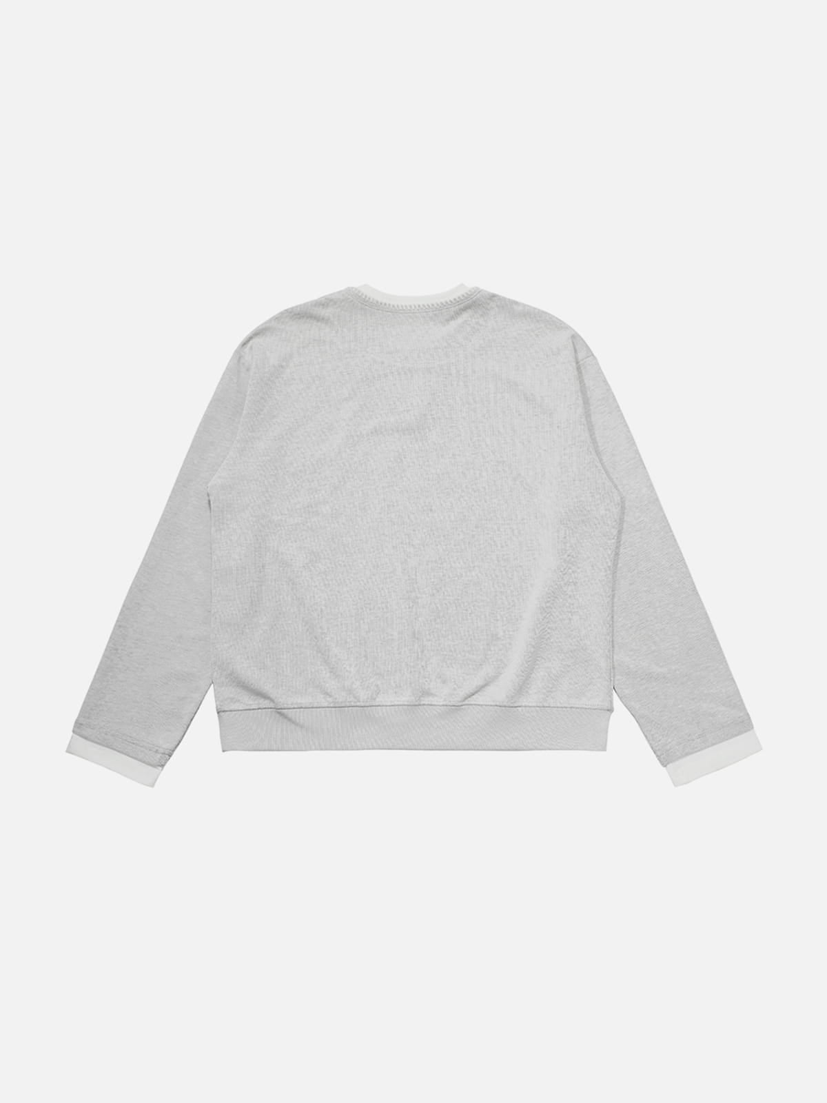 Aelfric Eden Boxy Split Neck Sweatshirt