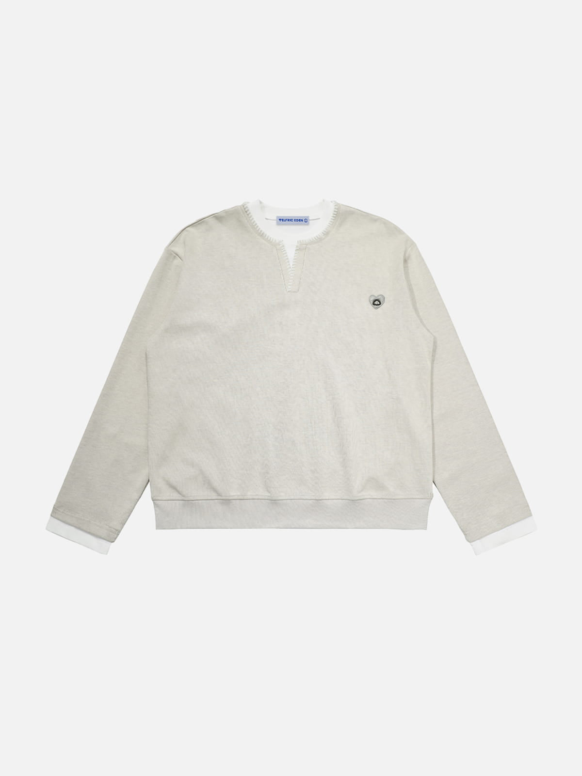 Aelfric Eden Boxy Split Neck Sweatshirt