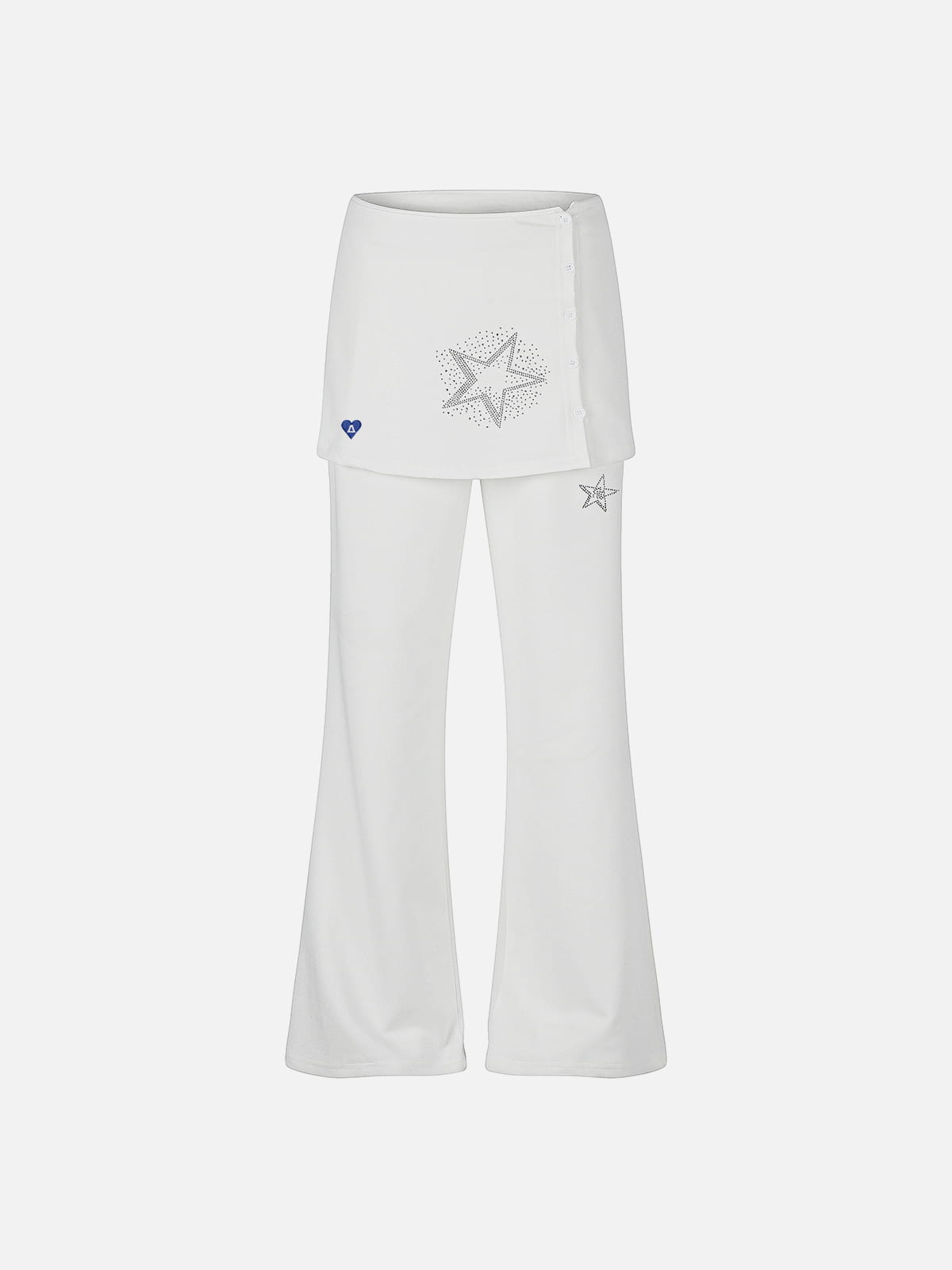 Aelfric Eden Rhinestone Star Skirt Bootcut Pants