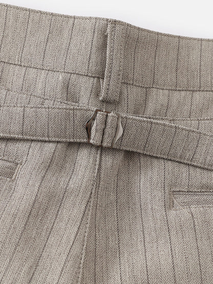 Aelfric Eden Pinstripe Baggy Barrel Pants