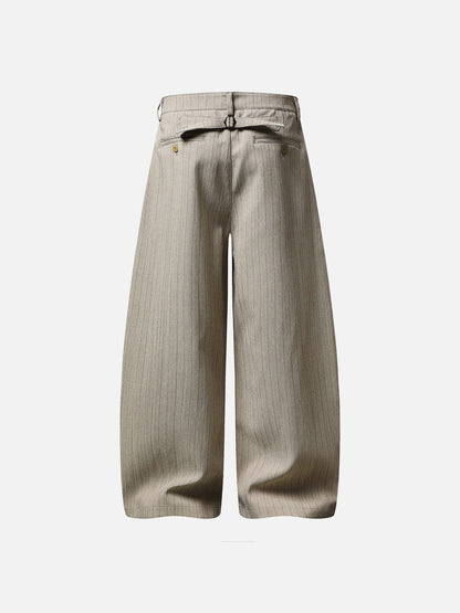 Aelfric Eden Pinstripe Baggy Barrel Pants