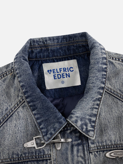 Aelfric Eden Super Boxy Fireman Clasp Denim Vest