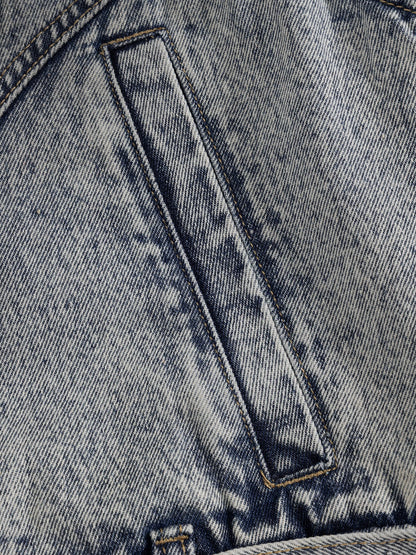 Aelfric Eden Super Boxy Fireman Clasp Denim Vest