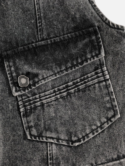 Aelfric Eden Super Boxy Fireman Clasp Denim Vest