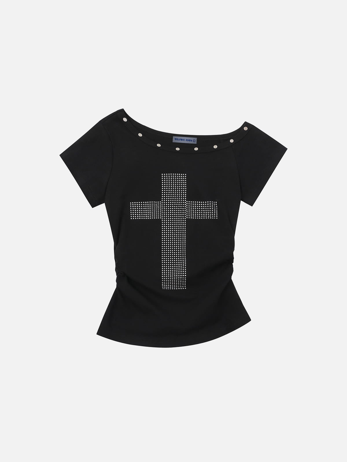 Aelfric Eden Rhinestone Off-The-Shoulder Tee