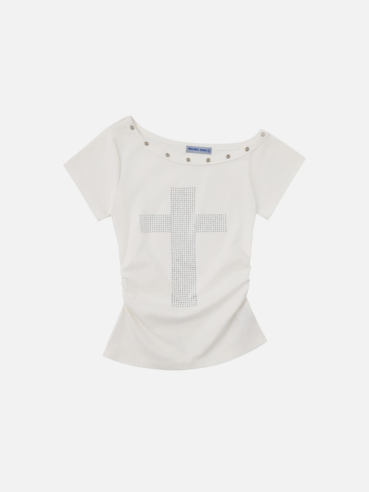 Aelfric Eden Rhinestone Off-The-Shoulder Tee