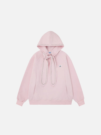Aelfric Eden Studded Tie Pullover Hoodie