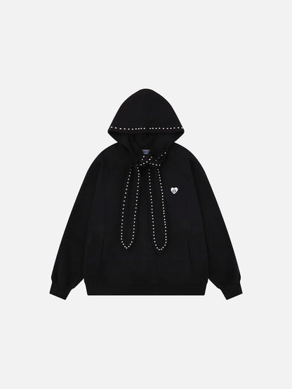 Aelfric Eden Studded Tie Pullover Hoodie
