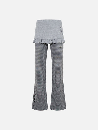 Aelfric Eden Stripe Layered Bootcut Pants