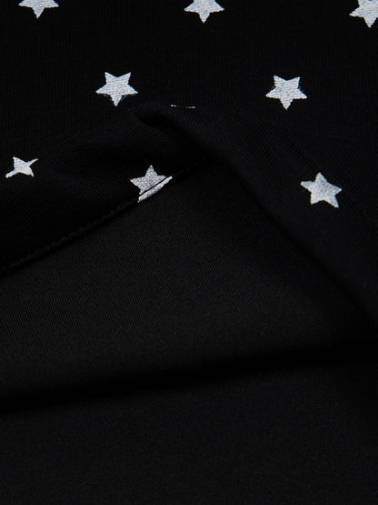 Aelfric Eden Star Print Baggy Barrel Sweatpants