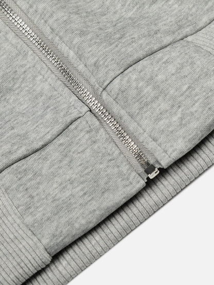 Aelfric Eden Boxy Studded Zip Up Hoodie