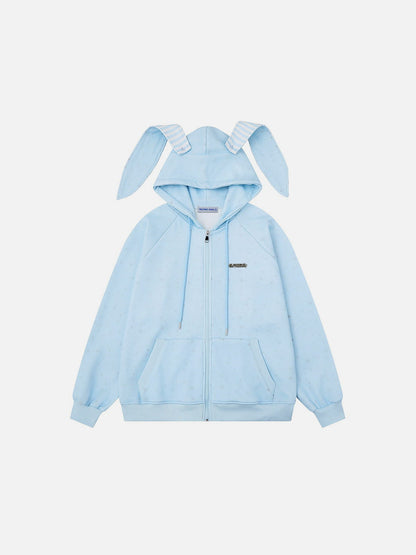 [Pre-Order] Aelfric Eden Bunny Ear Zip Up Hoodie