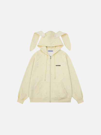 [Pre-Order] Aelfric Eden Bunny Ear Zip Up Hoodie