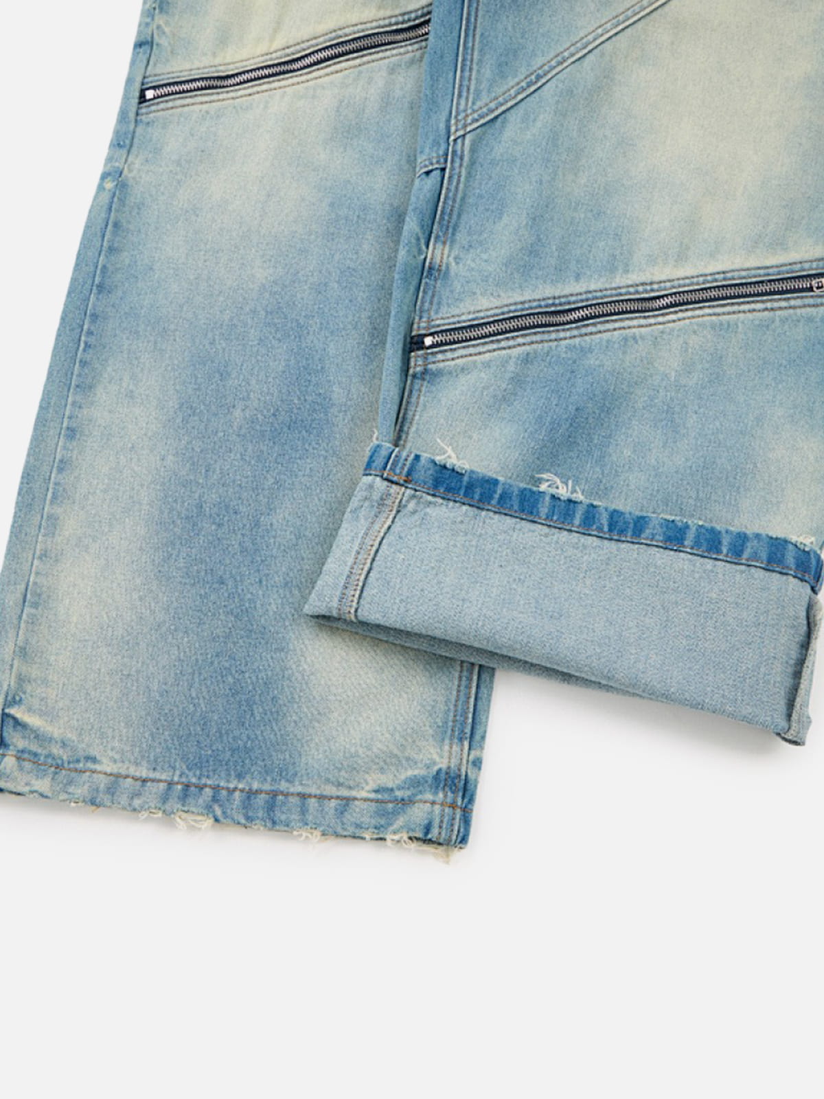 Aelfric Eden Washed Zip Panel Jeans