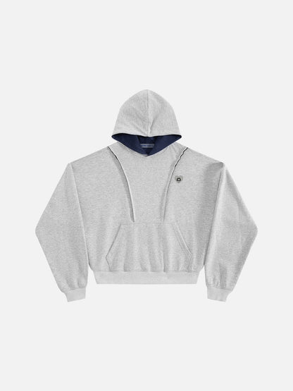 Aelfric Eden Boxy Panel Pullover Hoodie