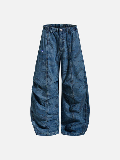 Aelfric Eden CAMO Baggy Barrel Jeans