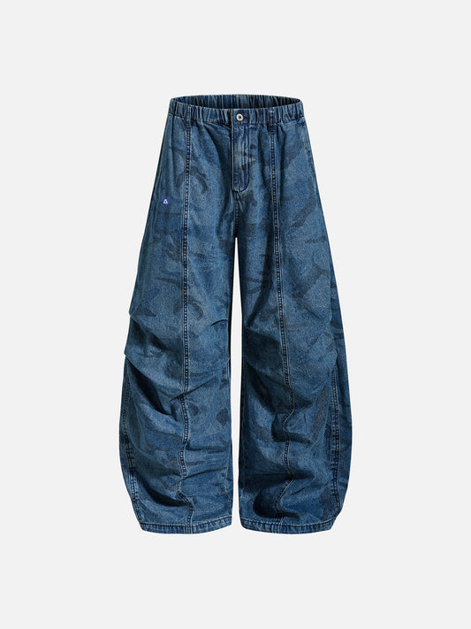 Aelfric Eden CAMO Baggy Barrel Jeans