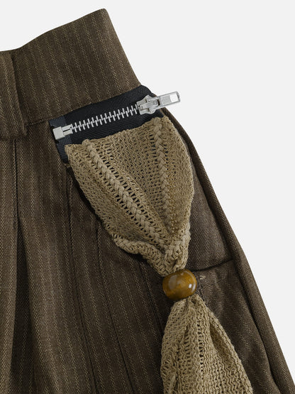 Aelfric Eden Pinstripe Tie Pants