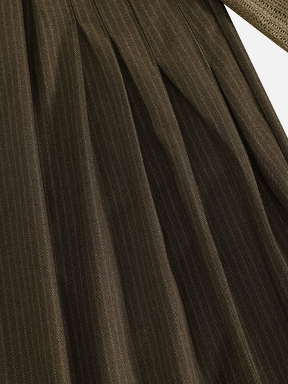 Aelfric Eden Pinstripe Tie Pants