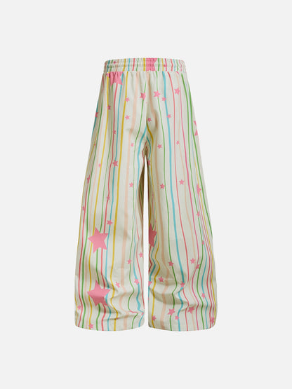 Aelfric Eden Colorful Stripe Star Baggy Sweatpants