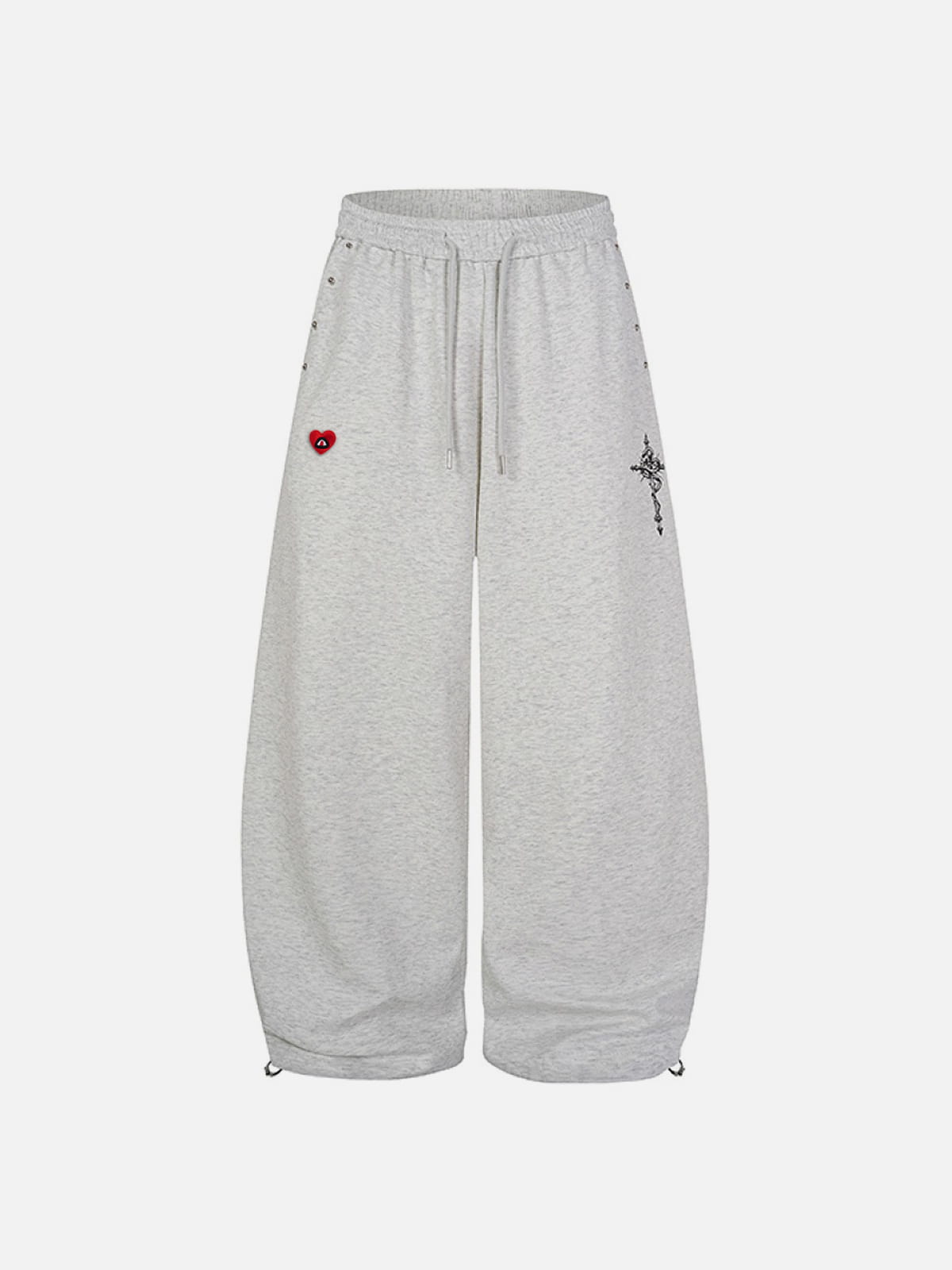 Aelfric Eden Cross Print Baggy Sweatpants
