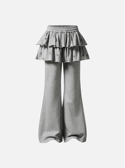 Aelfric Eden Star Ruffle Bootcut Sweatpants