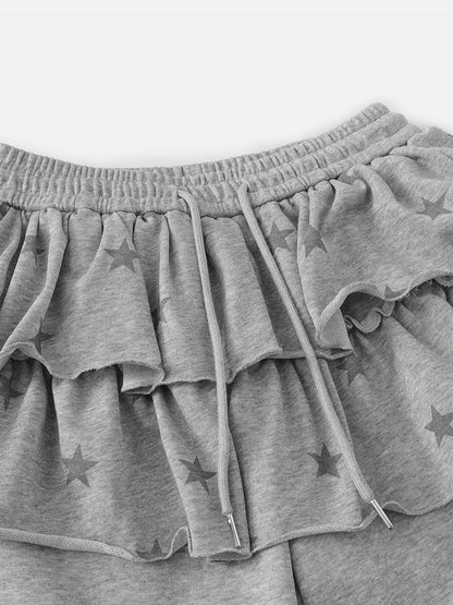 Aelfric Eden Star Ruffle Bootcut Sweatpants