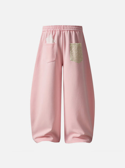 Aelfric Eden Star Patch Baggy Barrel Sweatpants