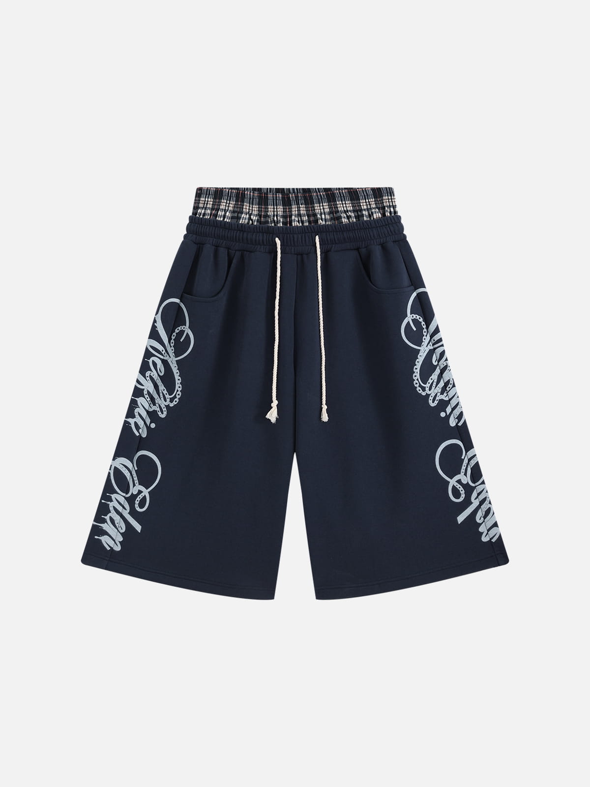 Aelfric Eden Double Waist Script Longline Shorts