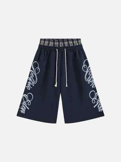 Aelfric Eden Double Waist Script Longline Shorts