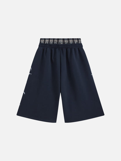 Aelfric Eden Double Waist Script Longline Shorts