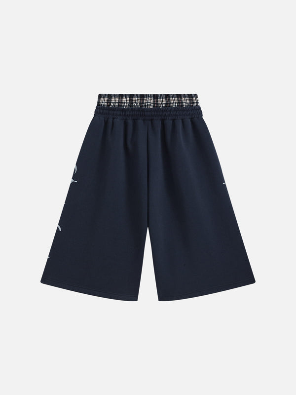 Aelfric Eden Double Waist Script Longline Shorts