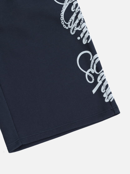 Aelfric Eden Double Waist Script Longline Shorts