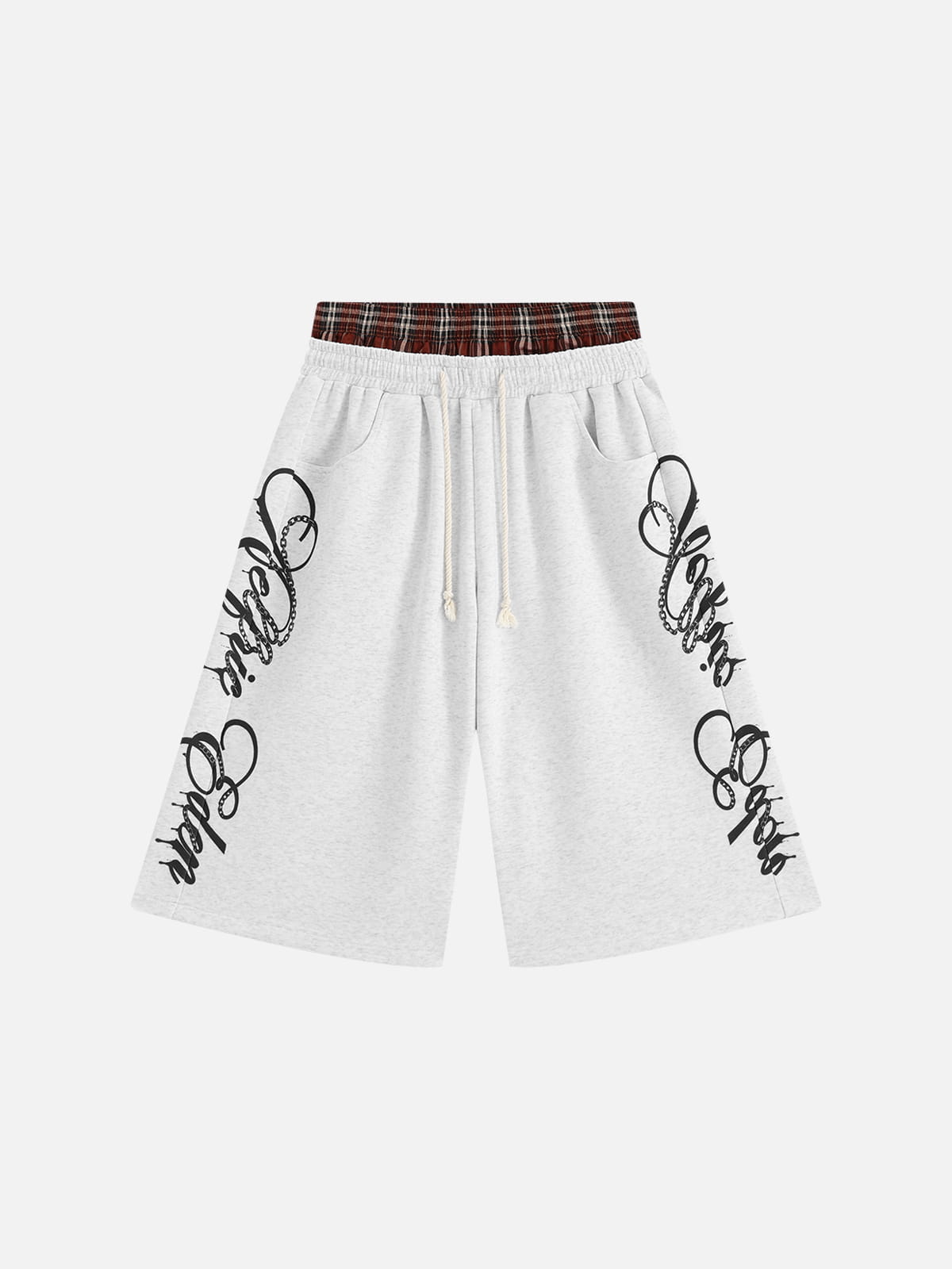 Aelfric Eden Double Waist Script Longline Shorts
