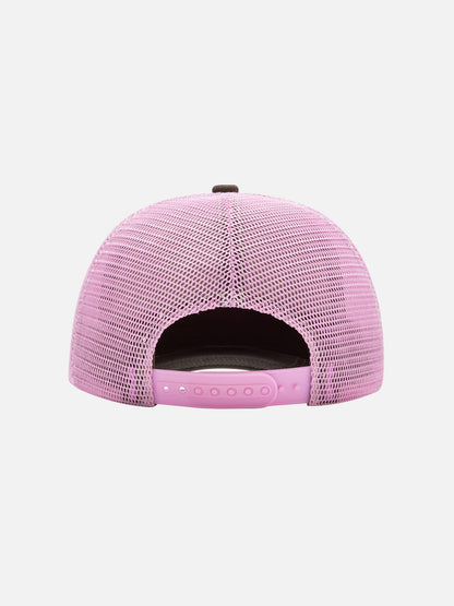 Embroidered Patch Mesh Cap