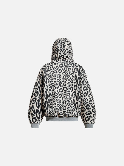 [Pre-Order] Aelfric Eden Reversible Leopard Zip Up Hoodie