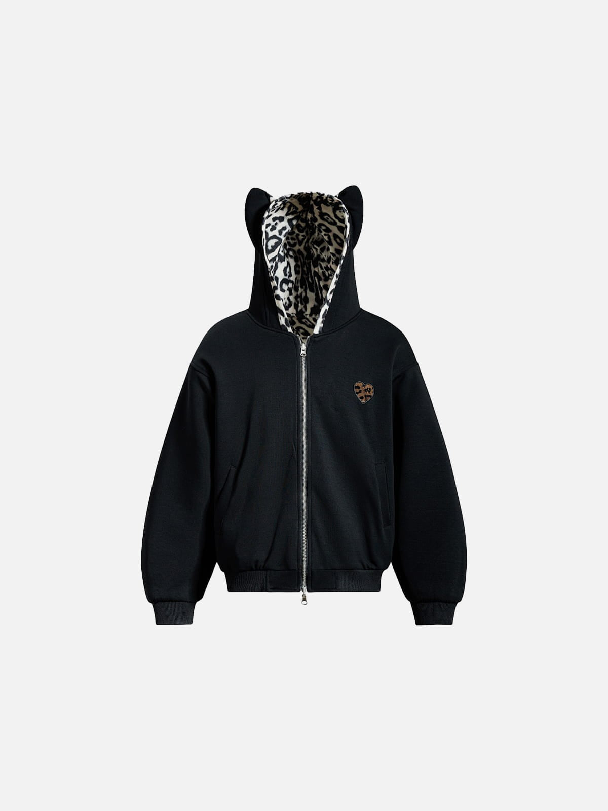 [Pre-Order] Aelfric Eden Reversible Leopard Zip Up Hoodie