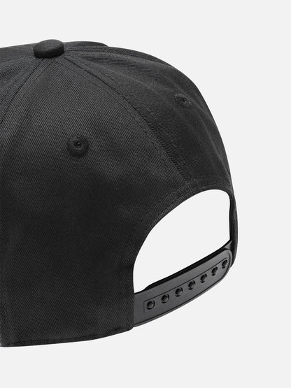 Embroidered Structured Snapback Cap